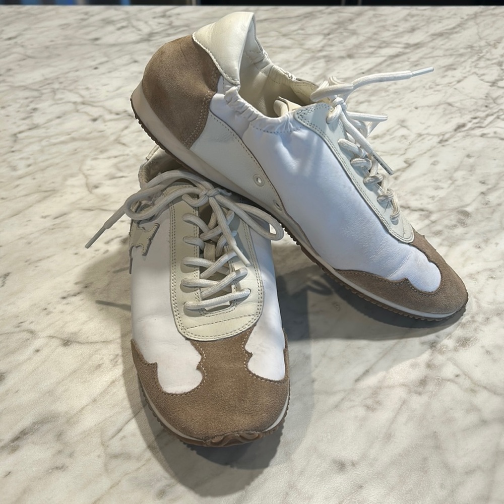 Tory Burch - Tory Sneaker (70s inspired track shoes) size 9/fit like 8.5